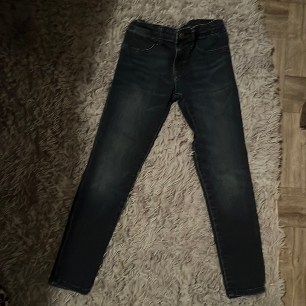 Girls dark blue jeans